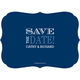 Navy Cherished Photo Save the Date Announcements Image 2 of 6